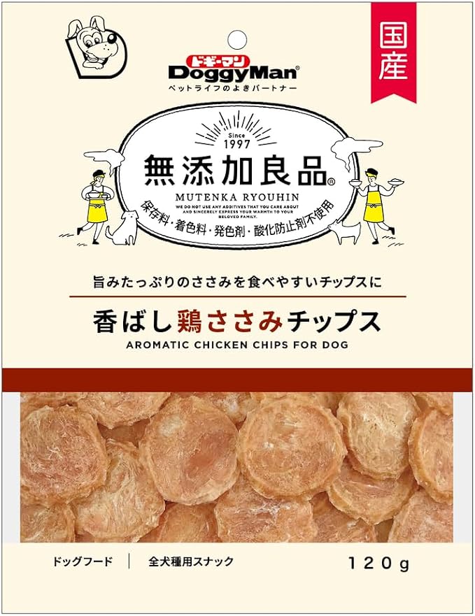 ドギーマン 香ばし鶏ささみチップス