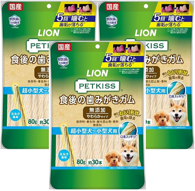 ライオン ペットキッス 食後の歯みがきガム